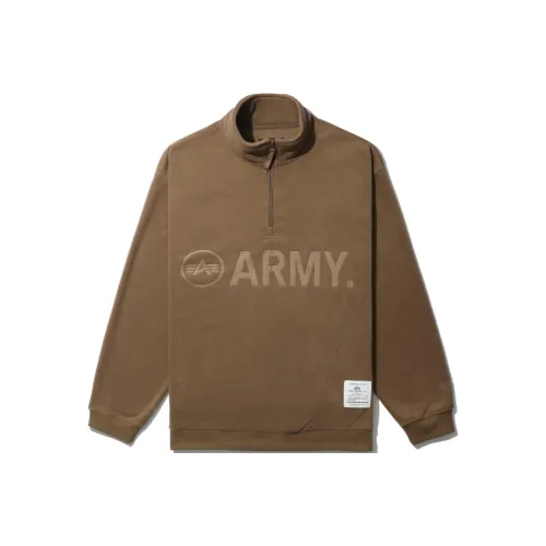 Alpha Industries Sweatshirts Men BGX/Beige Yellow
