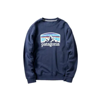 Patagonia Fitz Roy Horizons Uprisal Sweatshirts Unisex Navy Blue