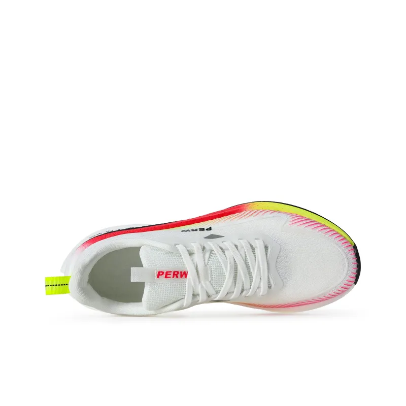 PERW Running Shoes Unisex Low Top Begonia Red-3