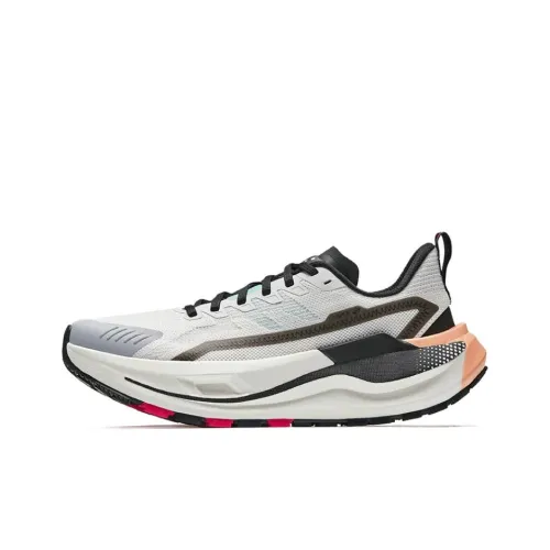 Anta Kunlun Abrasion Resistant Slip Resistant Low Top Trekking Shoes Men's White Gray Black