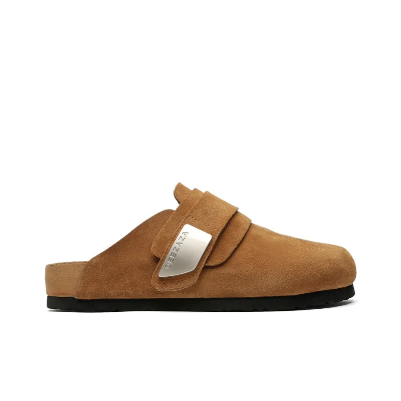 ENRICO COVERI Rubber Sole Slip Resistant Wrap toe Slippers Unisex-9