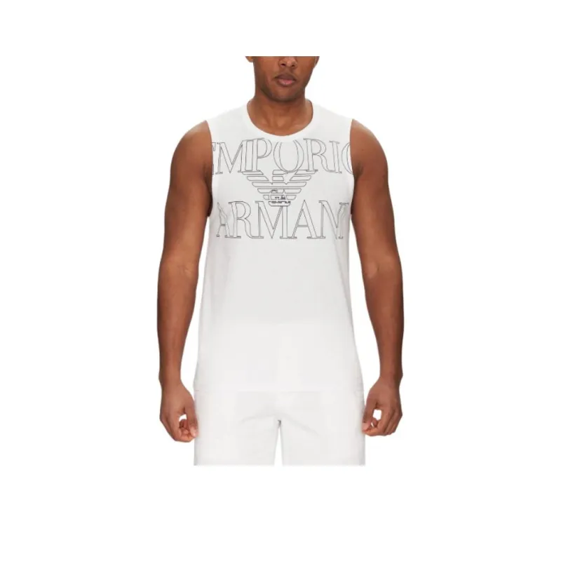 EMPORIO ARMANI Tank Top Men's White-0