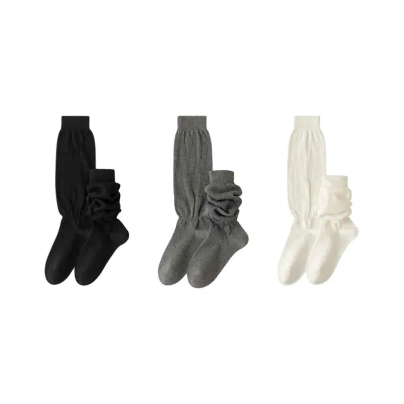 MADALLO Knee High Socks Women's 3 Pack-0