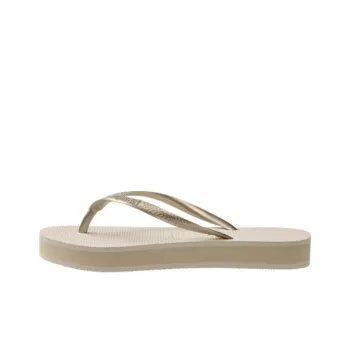 Havaianas Rubber Sole Quick Dry Flip Flops Women's Beige