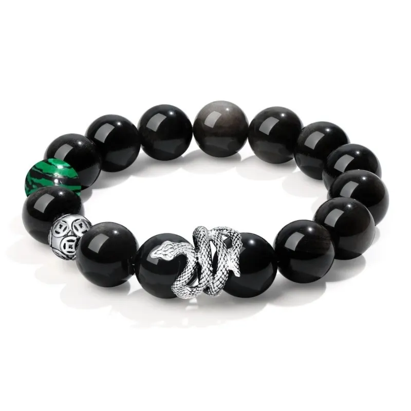 TANGSHU Obsidian Bracelets Unisex-2
