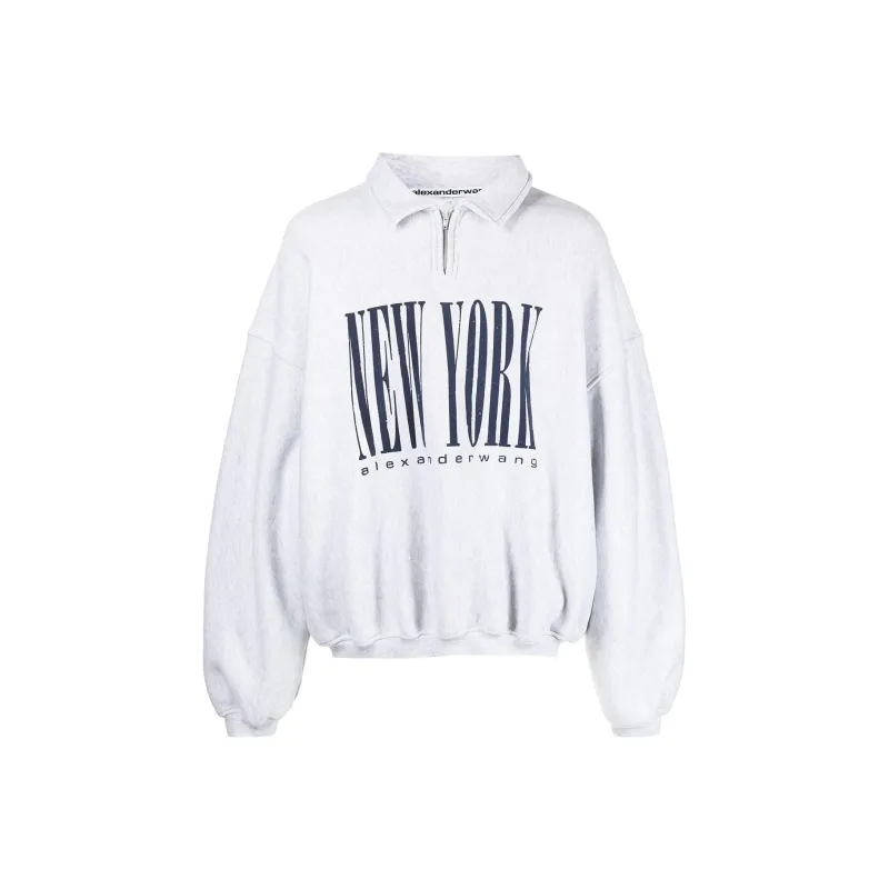 Alexander Wang Sweatshirts Unisex Gray-0