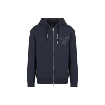 ARMANI EXCHANGEAE SS23 Sweatshirt Men's Navy Blue