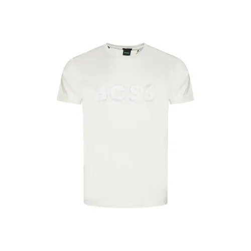 HUGO BOSS Maxi Logo Patch Crewneck T Shirt