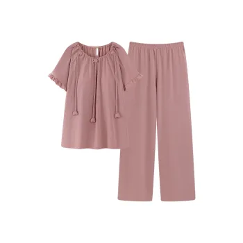 ROMANTIC·SPRING Pajama Set Women's Lotus Color