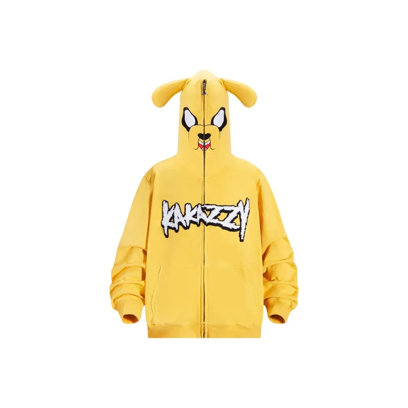 KAKAZZY Sweatshirts Unisex Yellow-0