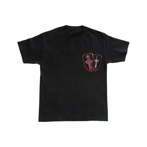 Travis Scott Strick Collaboration T-Shirts Unisex Black