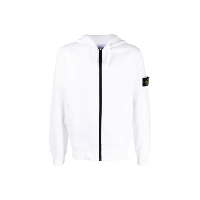 STONE ISLAND Compass logo Zip up Hoodie-0