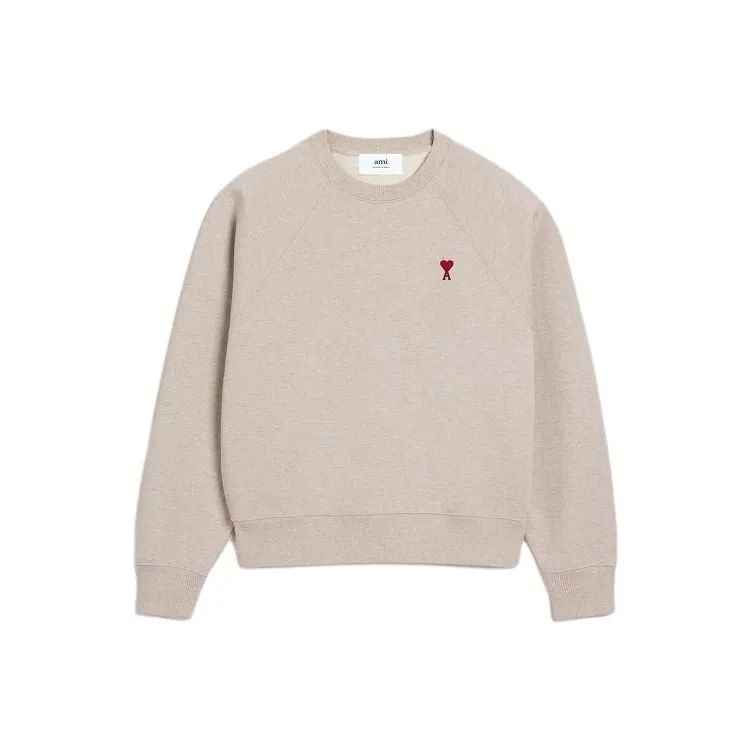 AMIPARIS Paris Ami De Coeur Logo Detailed Long Sleeved Sweatshirt-0
