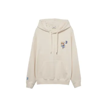 MLB Frown Bear Series Sweatshirt Unisex Dark Cream
