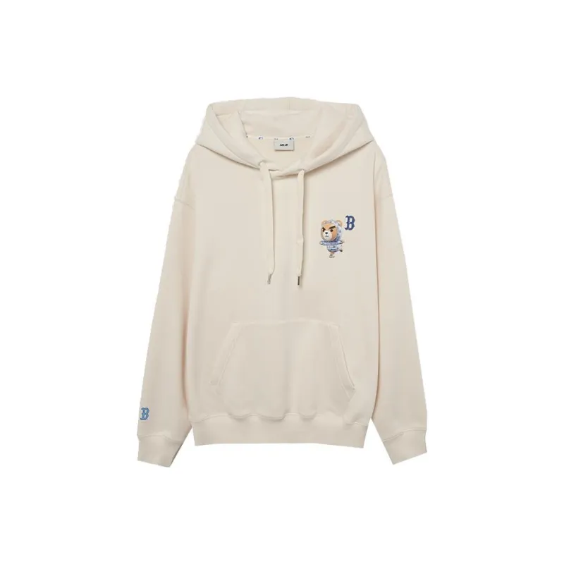 MLB Frown Bear Series Sweatshirt Unisex Dark Cream-0
