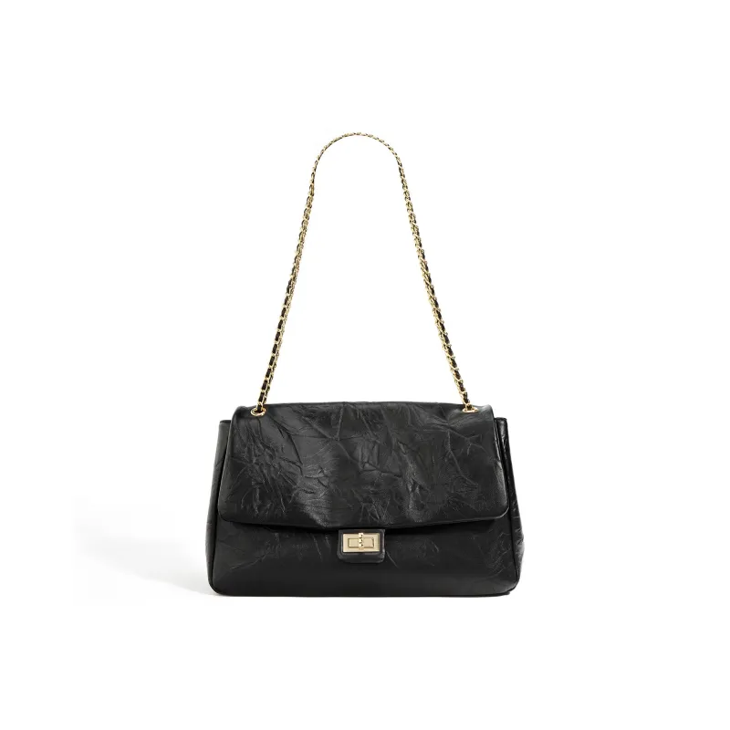 H YXIANG Cow Leather Shoulder Bag Women's Multicolor-6