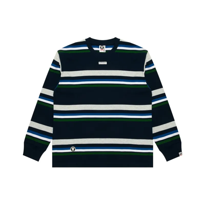 Aape Horizontal stripes Long sleeves T shirt-2