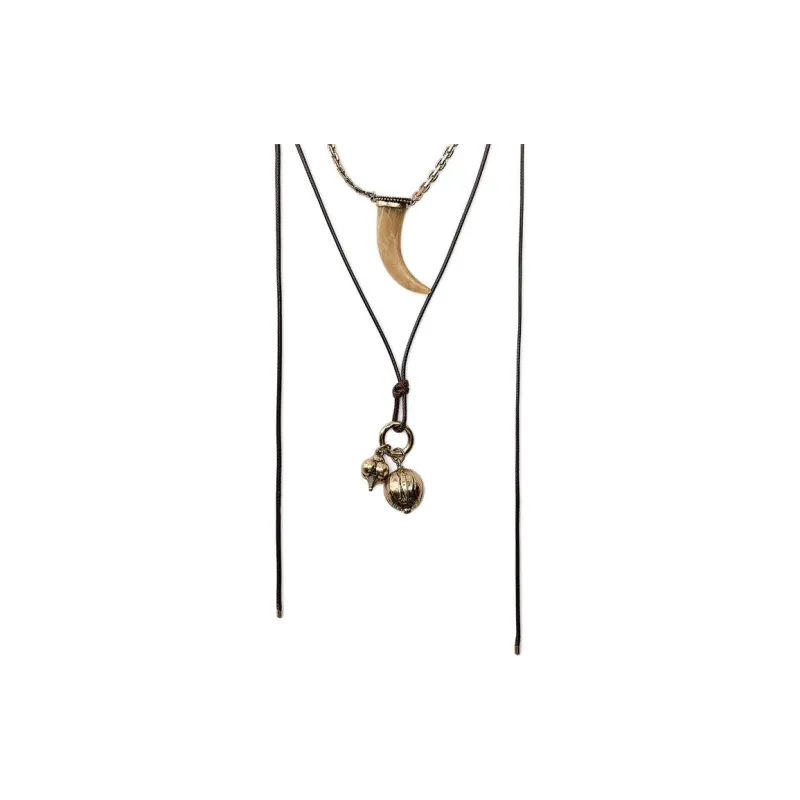 ZARA Metal Necklaces Women's Gold-0