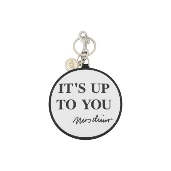 MOSCHINO Leather Keyring