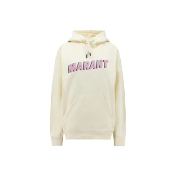 ISABEL MARANT Logo Printed Drawstring Hoodie