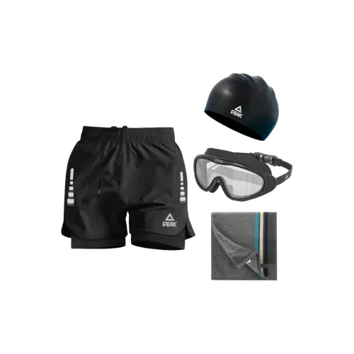 PEAK Swimming Sets Polyester Elastane Outdoor Men's Black