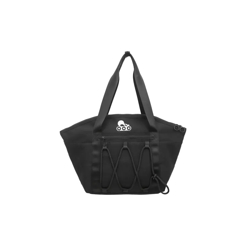 Deli Bear Nylon Shoulder Bag Unisex Black/Gray-0