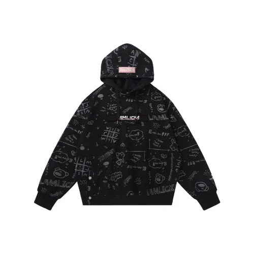 LAMLICKA Sweatshirts Unisex Black