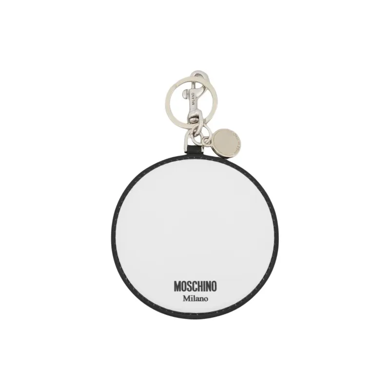 MOSCHINO Leather Keyring-1