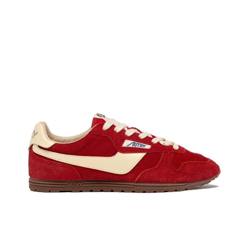 AUTRY WINDSPIN Anti Slip Wear Resistant Low Top Casual Shoes Men's Red-2