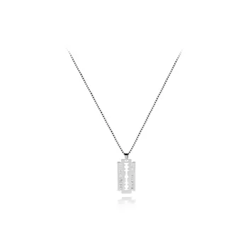 LuluCanaan Titanium Steel Necklaces Men's