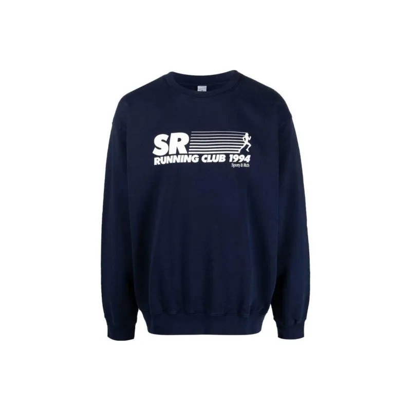 SPORTY & RICH Sr Running Club Sweatshirt-0