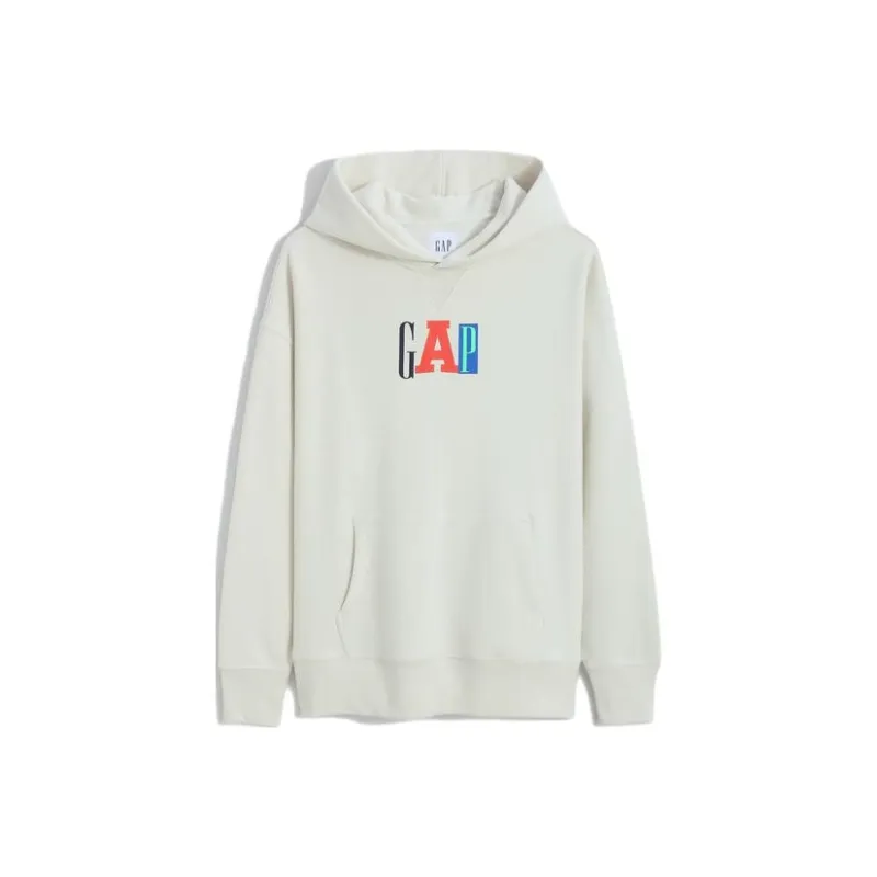 GAP Sweatshirts Unisex Gray White-0
