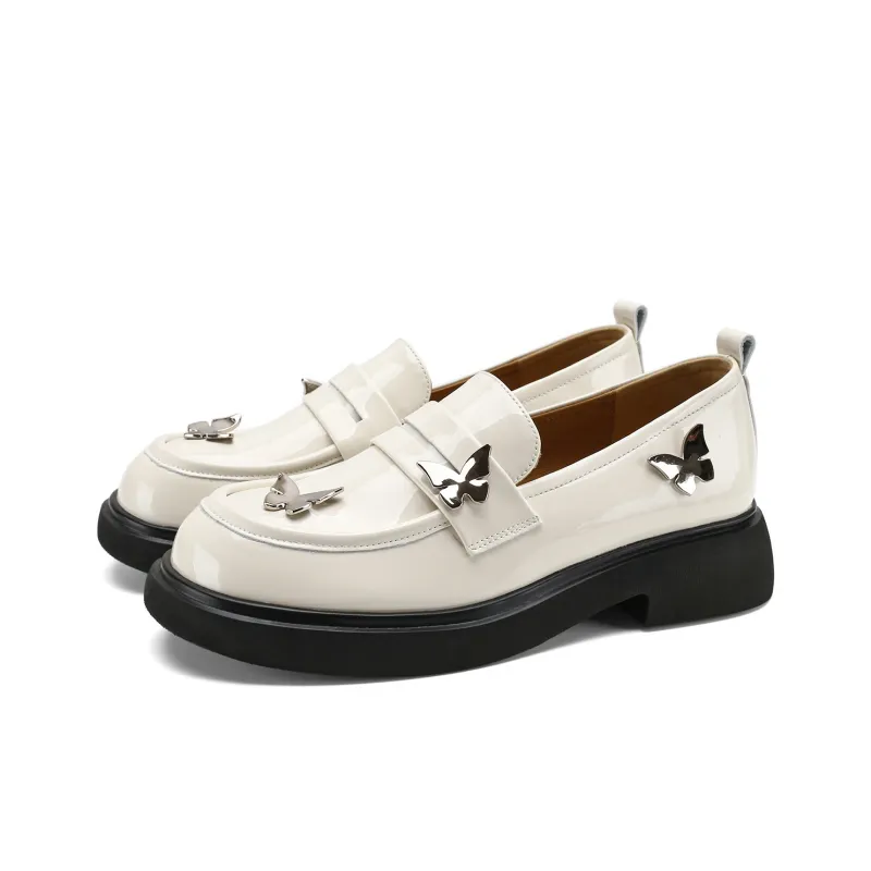 D FUSE SCANDINAVIA Loafers 4cm Women's Black-7