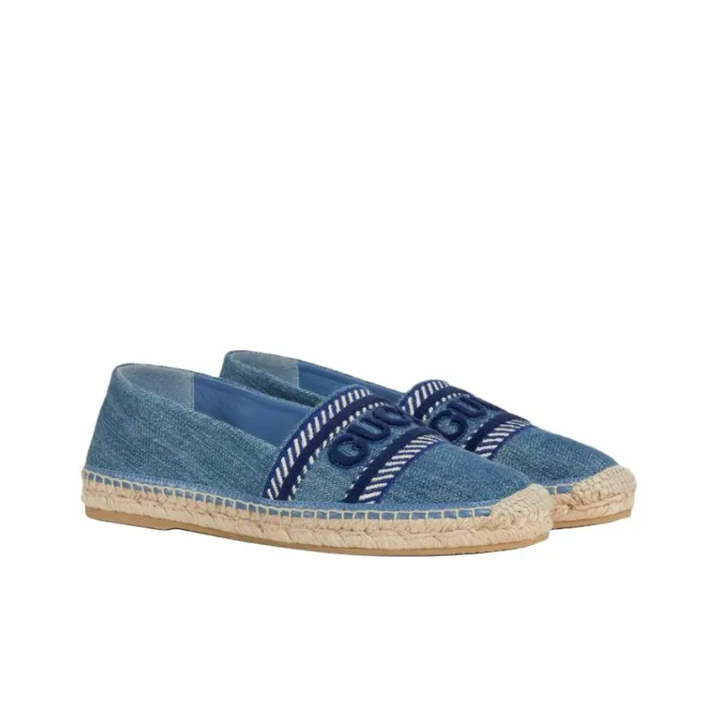GUCCI Espadrilles Women's Blue-2