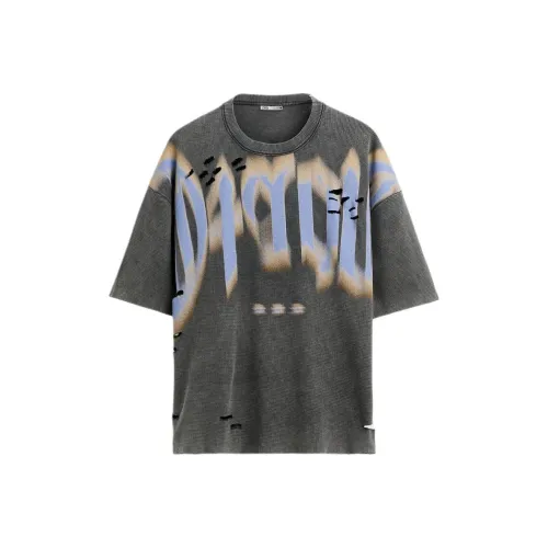 ZARA T Shirts Men Coal Gray