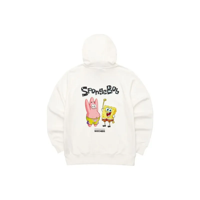 Skechers SpongeBob SquarePants Sweatshirts Unisex Marshmallow White/0074-0