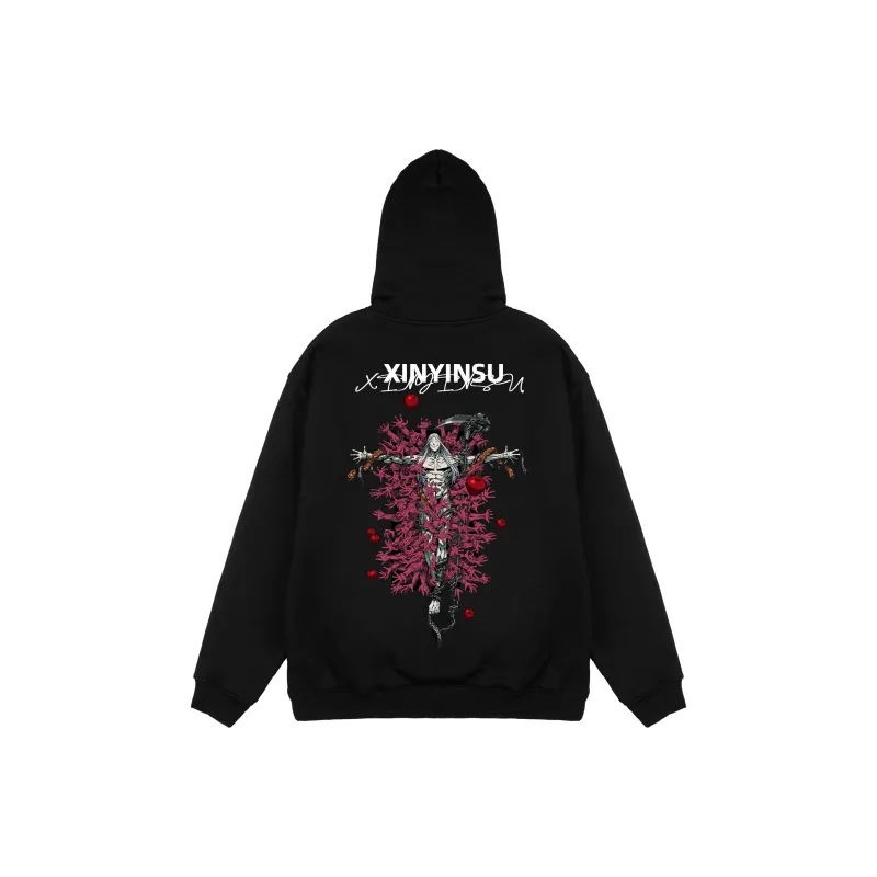 XINYINSU New Factor XINYINSU X The Strongest In History Joint Series Sweatshirts Unisex-0
