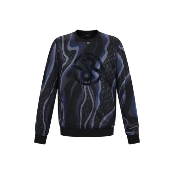 RARE Sweatshirt Men's Blue Black