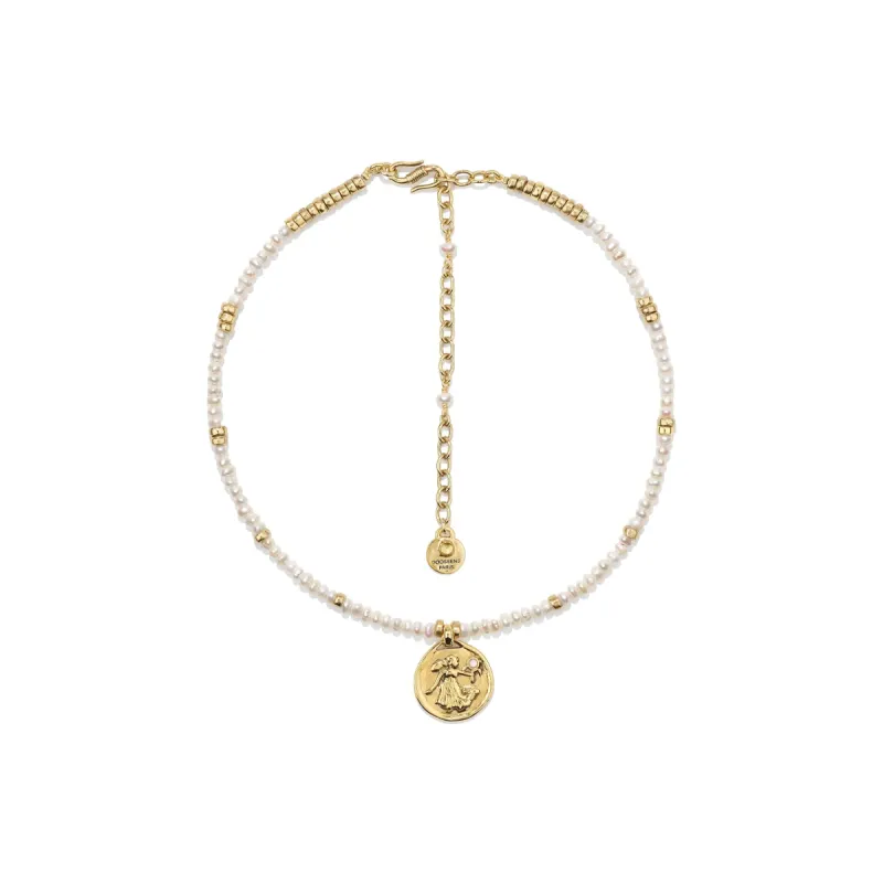 Goossens Astro Virgo Pearls Necklace-1