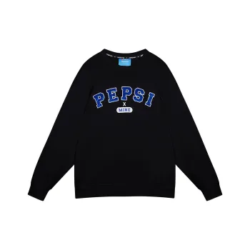 MINEPAIR x Pepsi/ Moderate Crew Neck Loose Fit Regular Sweatshirt Unisex