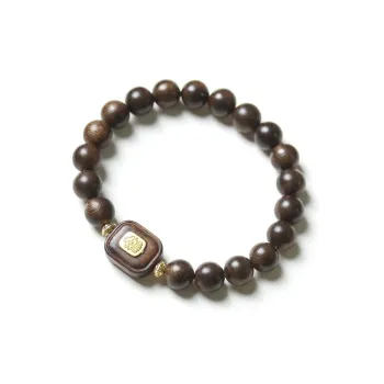 FANGYUANXIAOFU Fragrance Enhancer, Agarwood Bracelets Unisex
