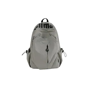 MOK Nylon Backpack Unisex Grey/Black/White/Green