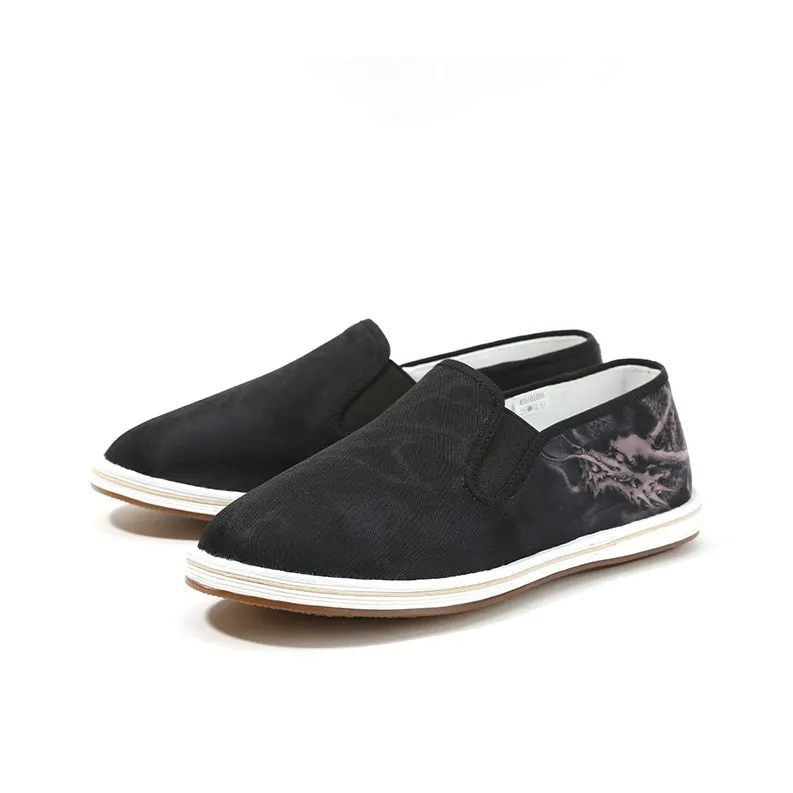 Old Meihua Casual Shoes Men's Black-2