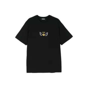 Barrow Logo flocked T shirt