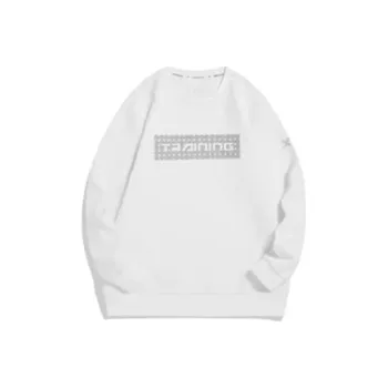 XTEP Variety Training Collection Sweatshirt Men's Pearl White