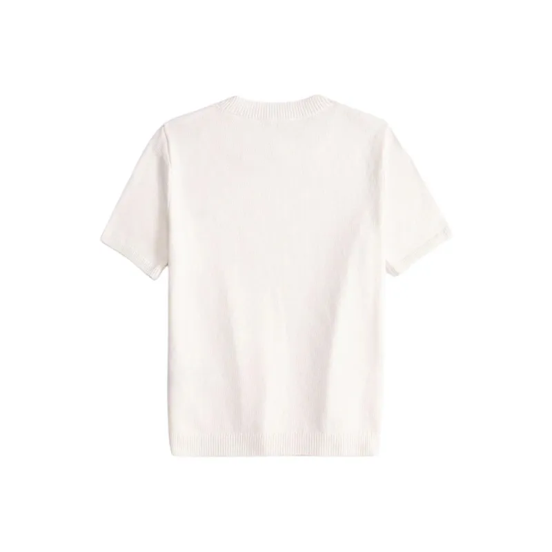 Abercrombie＆Fitch T Shirt Women's Cream-1