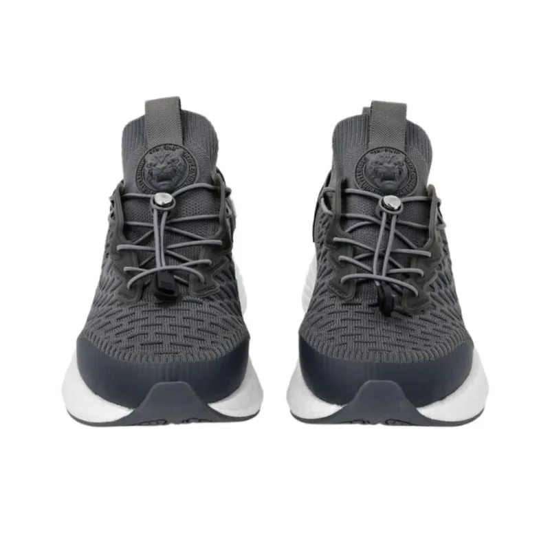 PLEIN SPORT Low Top Casual Shoes Unisex Dark Gray-5