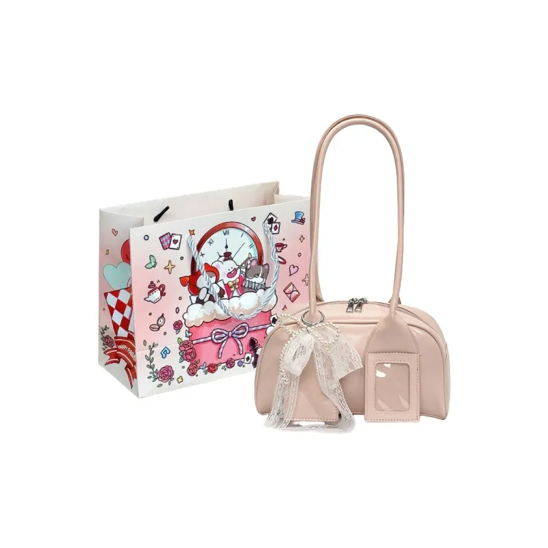 MOM'S HELPER PU Shoulder Bag Women's White/Blue/Pink/Black-8