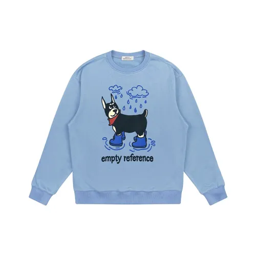 EMPTY REFERENCE Sweatshirt Unisex Blue