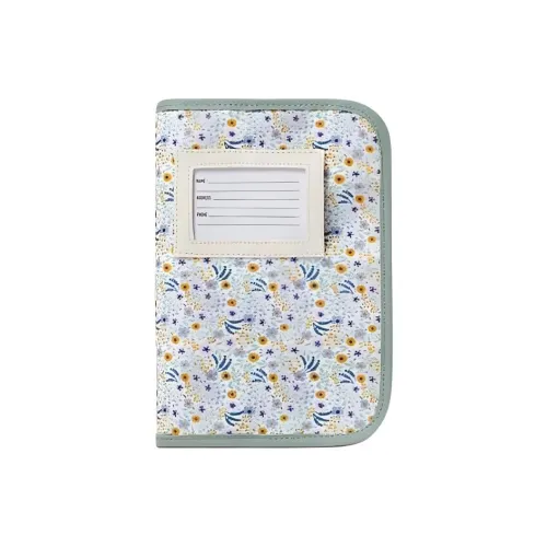 ZARA Polyurethane File Organizer Card Holder Card Case Women's Green